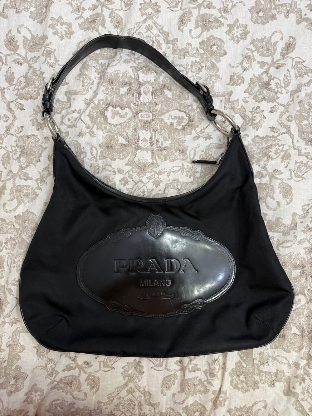 Prada Black Nylon shoulder Bag